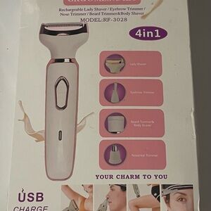 Cordless Razor 4-in-1 Rechargeable Grooming Kit